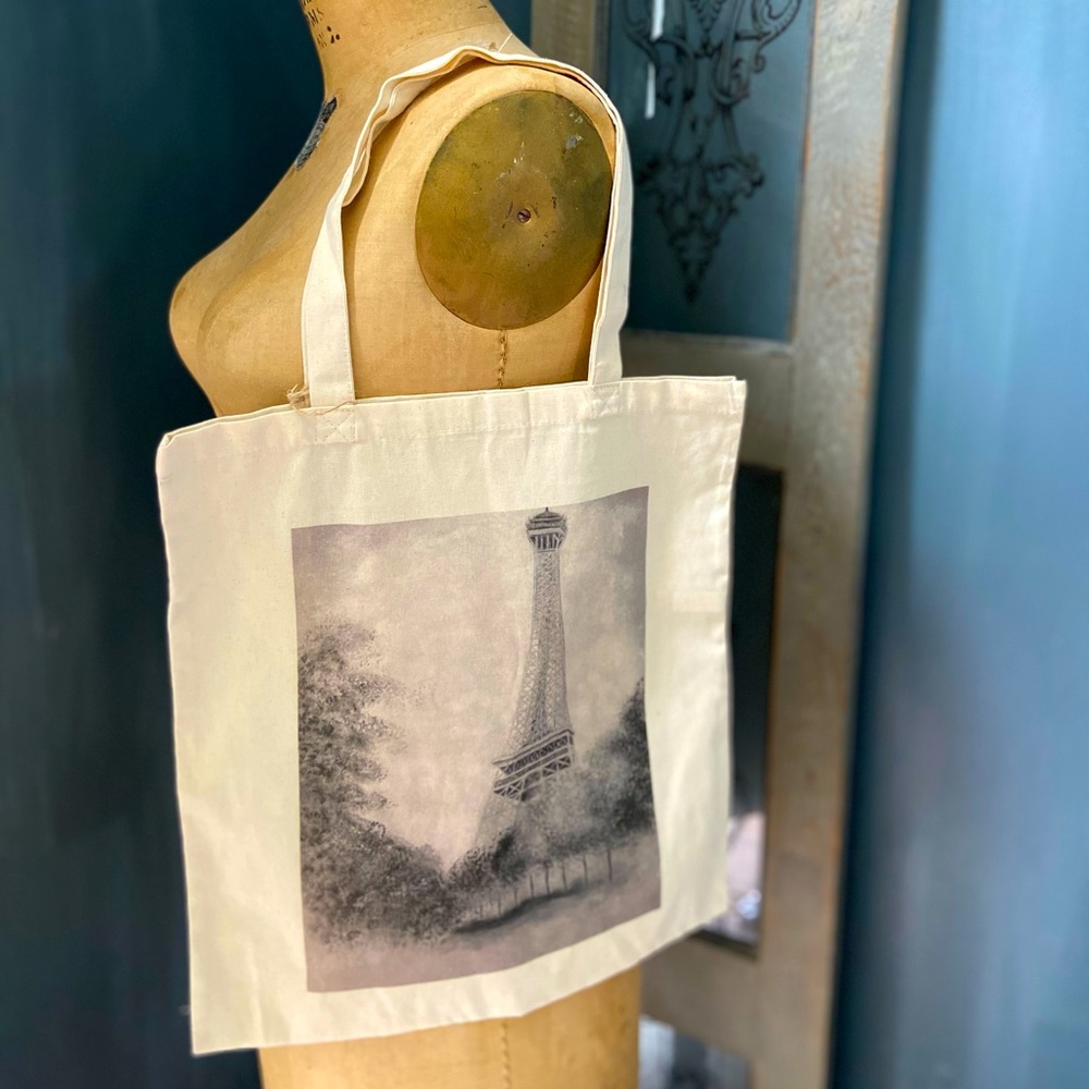 Eiffel Tower Tote Bag